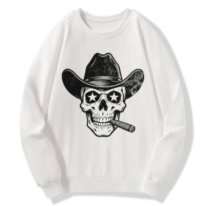 Western Skull Rock Sweatshirt